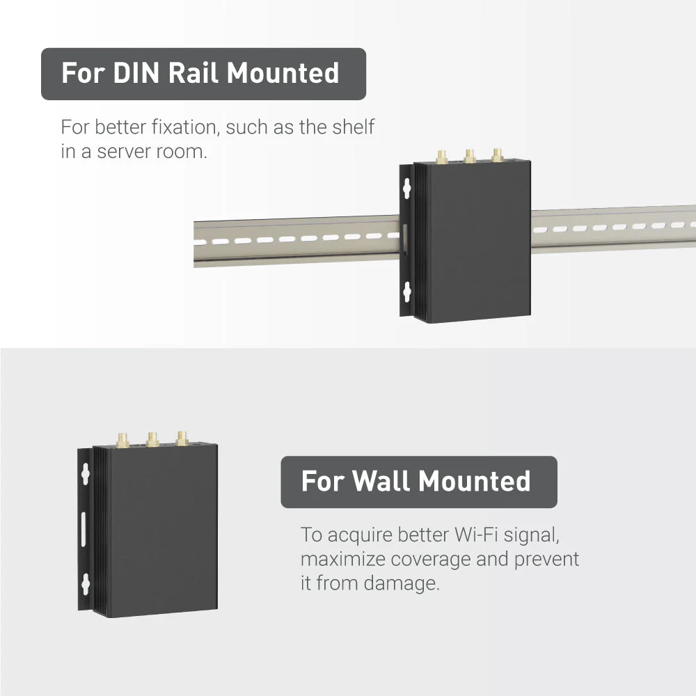 Collie (GL-X300B) Industrial 4G Gateway | RS485 / EG25-G Global Version | US+EU+UK+AU plug - Image 6