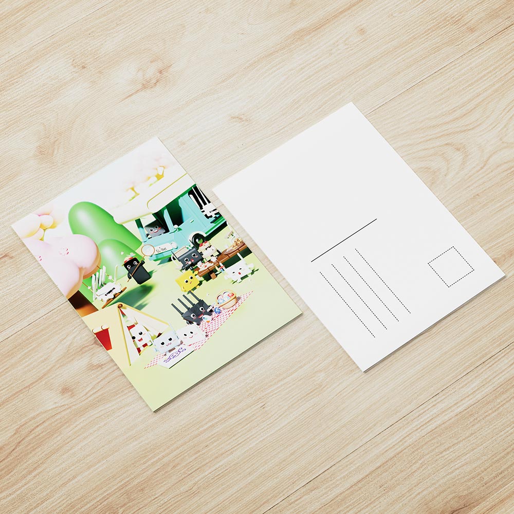 Evoke Wanderlust: Our Travel Router-Season Themed Postcards | SET: 5PCS - Image 3