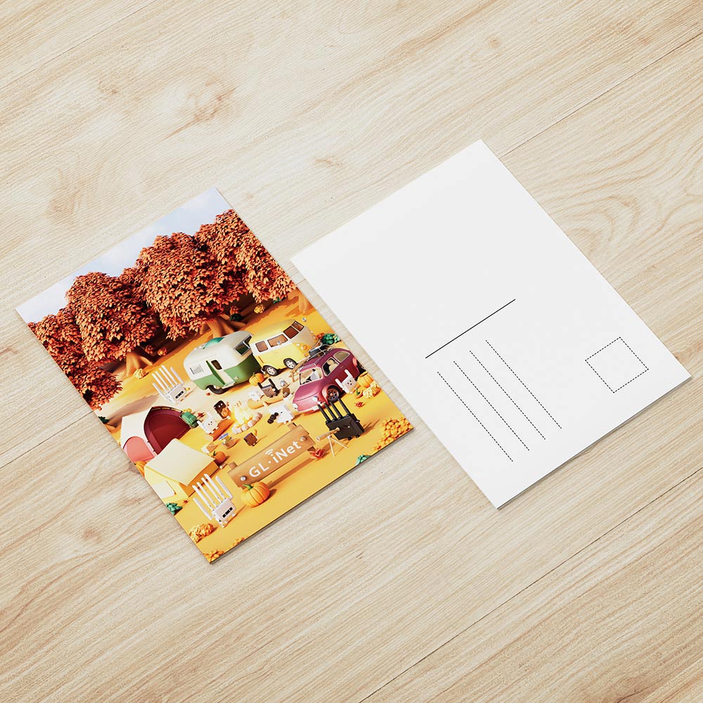 Evoke Wanderlust: Our Travel Router-Season Themed Postcards | SET: 5PCS - Image 4