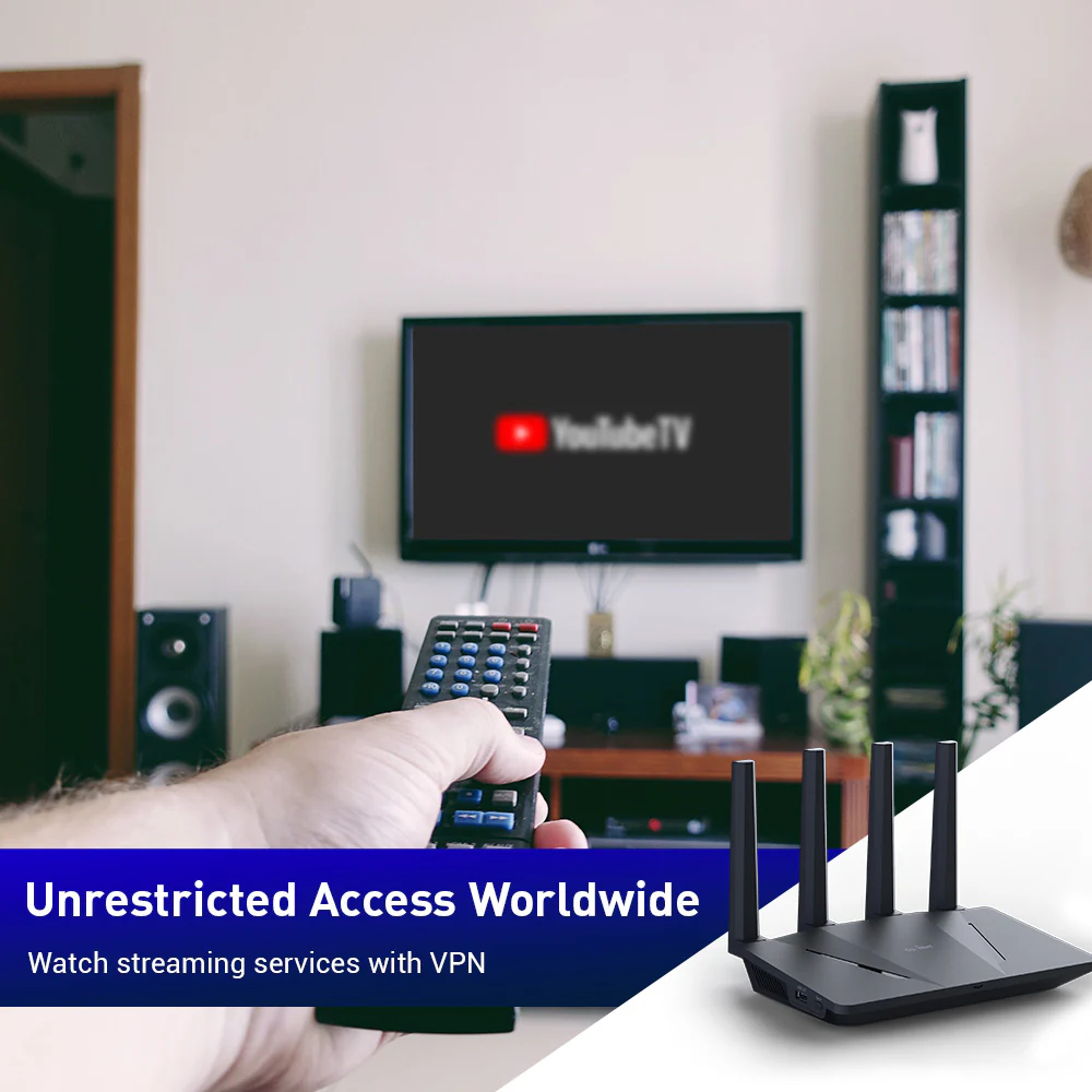 Flint (GL-AX1800) Wi-Fi 6 Home Secure Router with US plug - Image 12