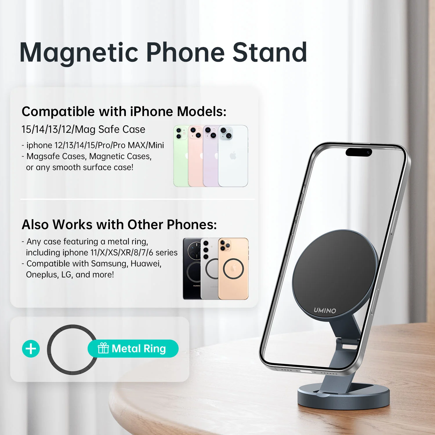 Umino Magnetic Phone Holder - Image 6