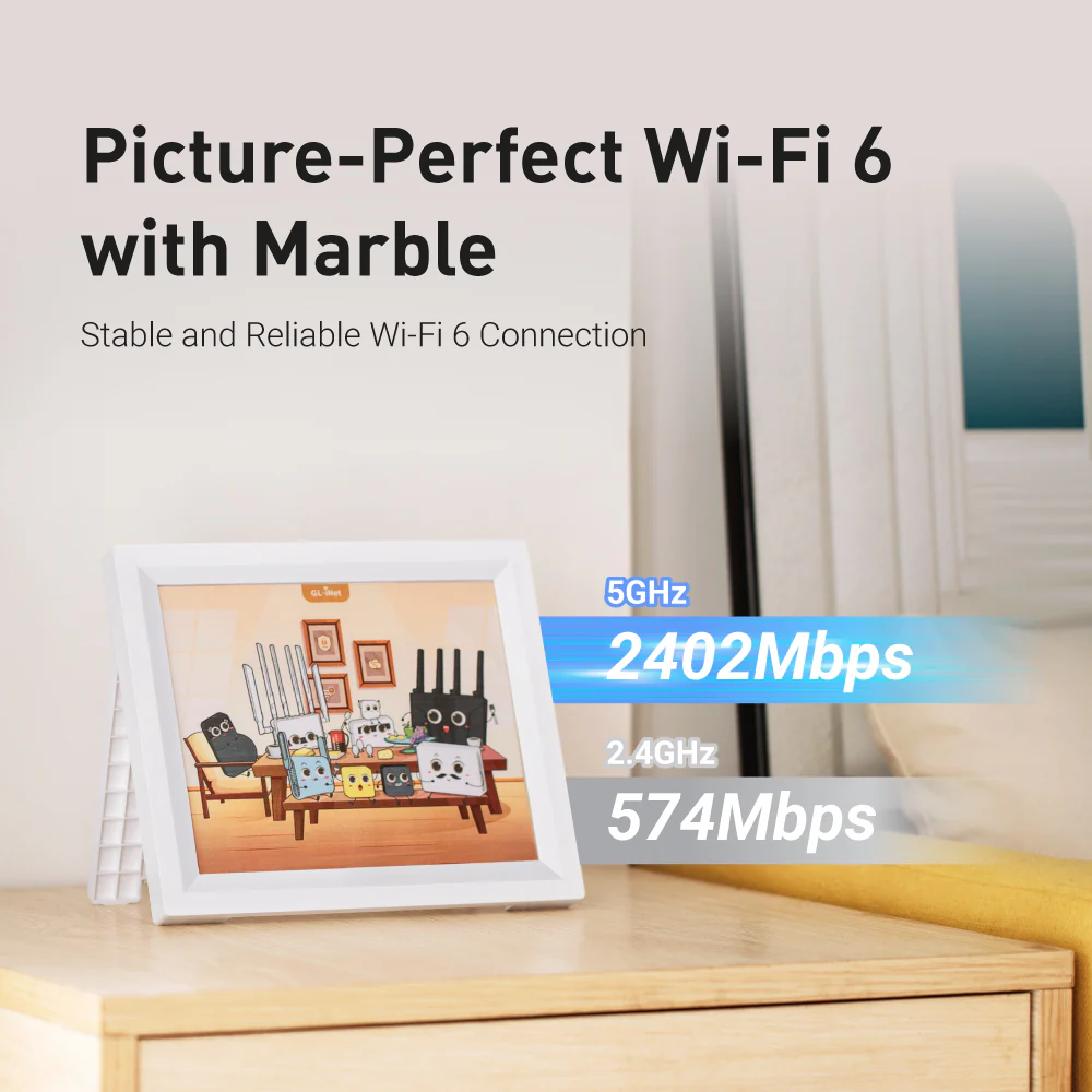 Pre order--Marble (GL-B3000) Wi-Fi 6 Dual-Band Gigabit Router - Image 5