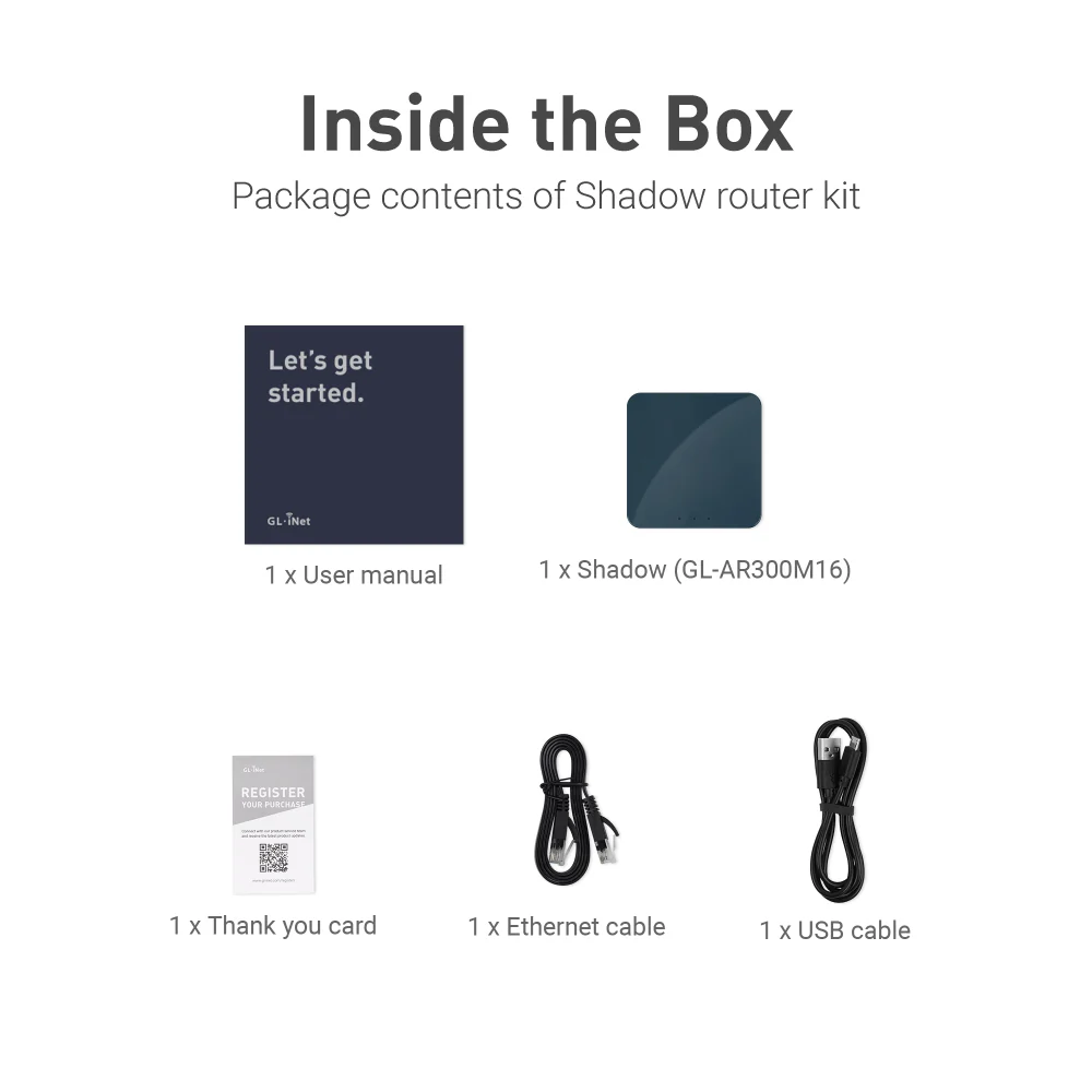 Shadow (GL-AR300M16) Wireless Mini Router (Grey) - Image 10