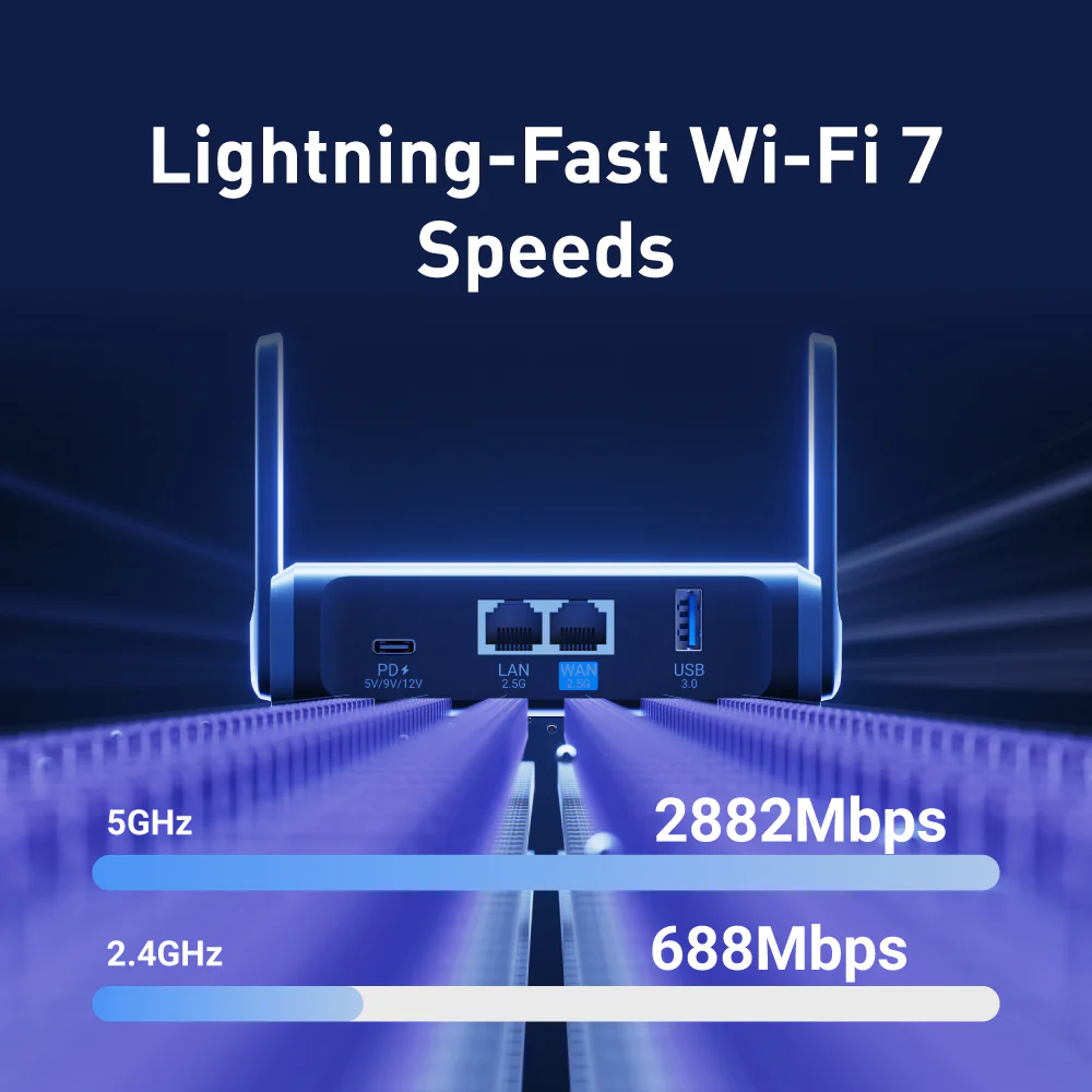 Slate 7 (GL-BE3600) Dual-band Wi-Fi 7 Travel Router - Image 4