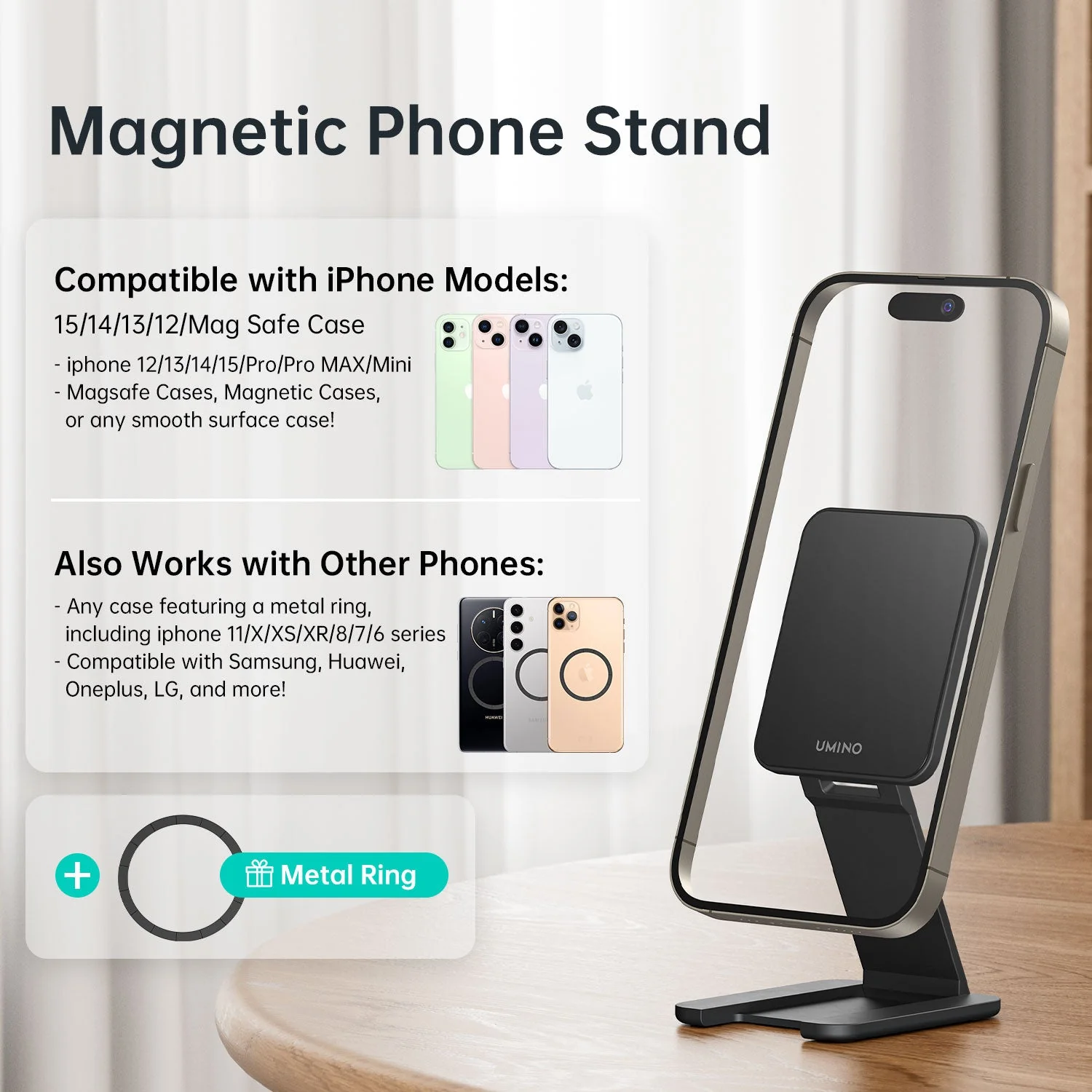 Umino Magnetic Phone Holder - Image 5